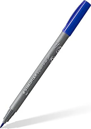 Staedtler pigment brush pen 371 blau