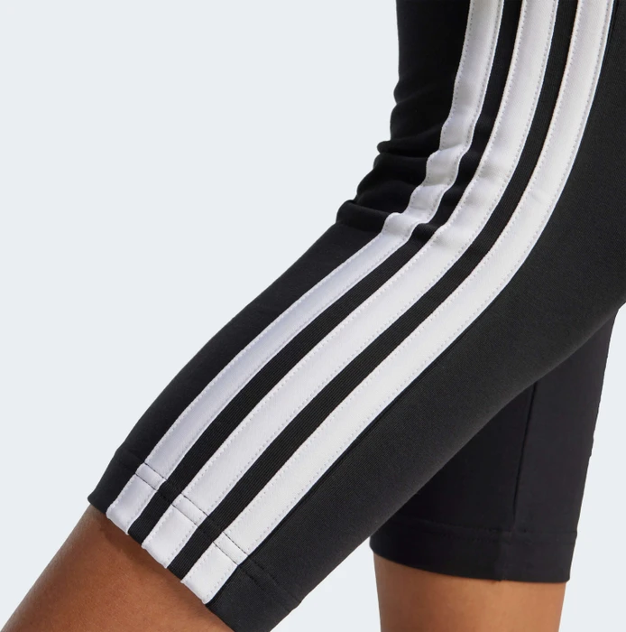 adidas Essentials 3-Streifen Leggings Hose 3/4 schwarz (Damen)