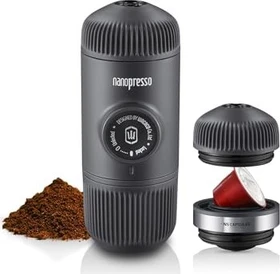 Wacaco Nanopresso + NS Adapter Kaffeemaschine schwarz