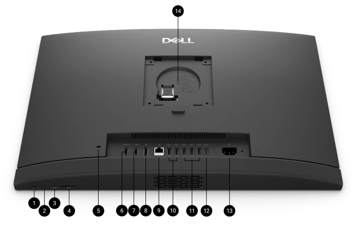 Dell Pro 24 All-in-One 65W QC24250, Core Ultra 5 235, 16GB RAM, 512GB SSD, Windows 11 Pro
