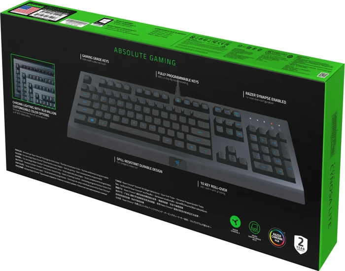 Razer Cynosa Lite, USB, FR