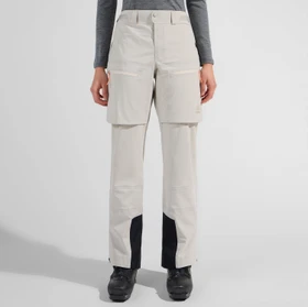 Odlo X-Alp 3L Hardshell Skihose lang silver cloud (Damen)