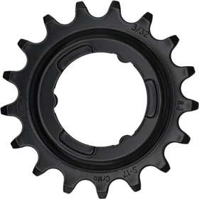 KMC Steck-Zahnkranz 17 Zähne für Shimano schmal schwarz