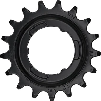 KMC Steck-Zahnkranz 17 Zähne für Shimano schmal schwarz