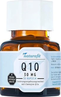 naturafit Q10 30mg natürlich Kapseln, 30 Stück