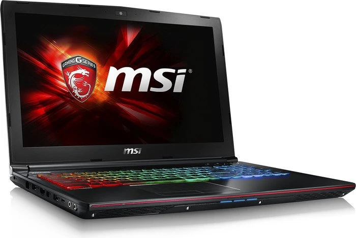 MSI GE62 7RE-088 Apache Pro, Core i7-7700HQ, 16GB RAM, 256GB SSD, 1TB HDD, GeForce GTX 1050 Ti, DE