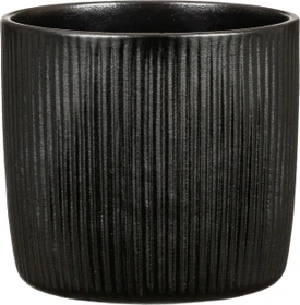 Scheurich Solido Linea Übertopf 15cm ebano