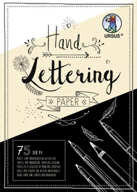 Ursus Handlettering Paper, A4, glatt, 75 Blatt