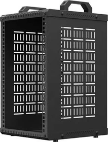 Lanberg Open Rack Series OR10 10" Open Frame Rack 9HE, 4-Pfosten, Flat Pack, IP20, RAL 9004, 300mm tief