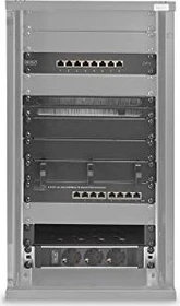 Digitus Professional DN-10 10" Wandschrank Netzwerk-Set 12HE, Sicherheitsglastür, IP2X, schwarz, 300mm tief