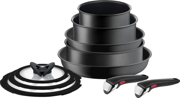 Tefal L76491 Ingenio Ultimate Kochgeschirr-Set, 10-tlg.