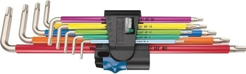 Wera 3967/9 TX SXL HF Stainless 1 Multicolour Torx Winkelschlüsselsatz, 9-tlg.