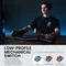 Perixx Periboard-835 Ergo Wireless, schwarz, LEDs RGB, Kailh Choc LOW PROFILE BROWN, USB/Bluetooth, US Vorschaubild