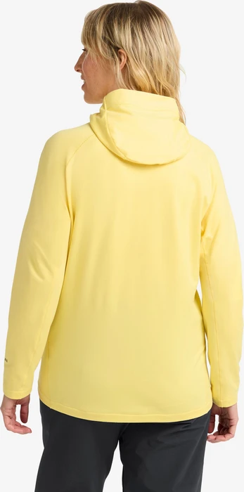 Jack Wolfskin Prelight Trail Hooded Funktionsshirt langarm lemon ice (Damen)