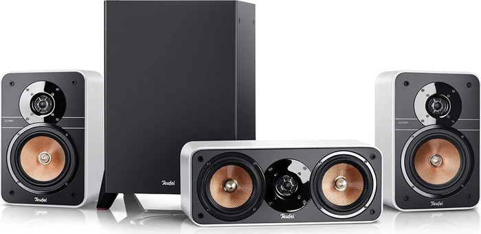 Teufel Ultima 40/20 2.0>5.1 Ausbau-Set Surround weiß
