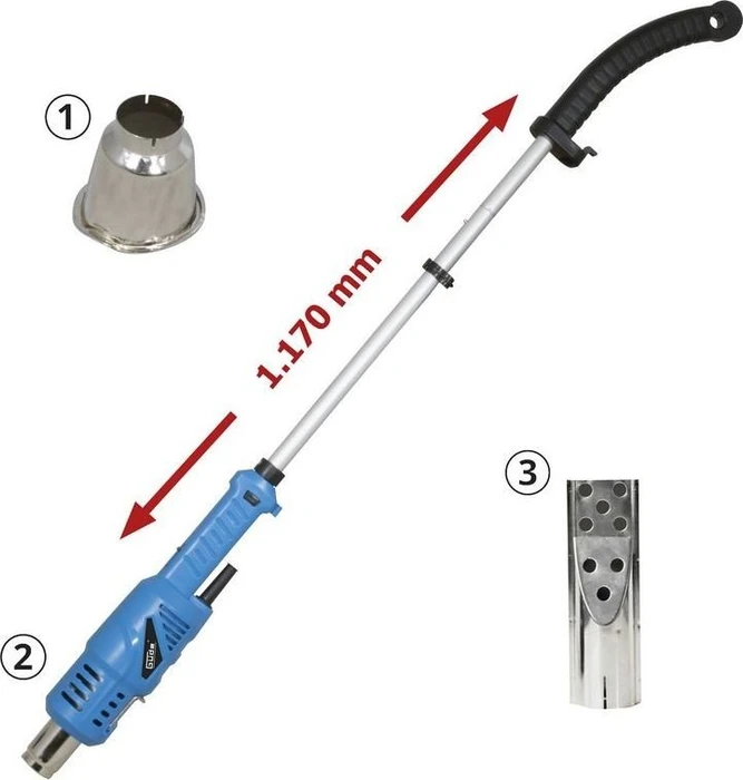 Güde UVH 2000-600 3in1 Unkrautvernichter/Abflammgerät