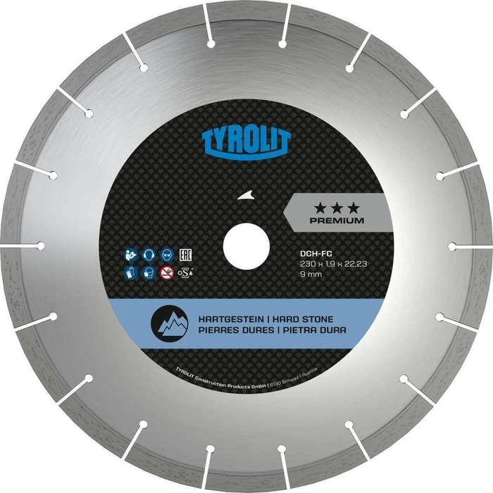 Tyrolit Premium DCH-FAST Cut Trockenschnitt Trennscheibe, 230x1.9x22.23mm, 1 Stück