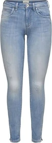 ONLY Skinny Mid Kendell Jeans light blue denim (Damen)
