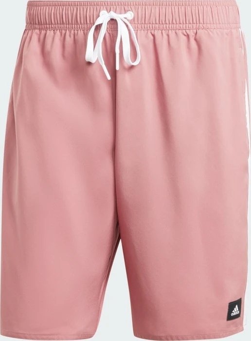 adidas 3-Streifen CLX Badeshorts preloved crimson/white (Herren)