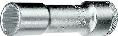 Gedore D 30 L 11/16AF Außenzwölfkant Steckschlüssel 3/8" zöllig, 11/16"x63.5mm