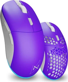 Nyfter NYF 22 Wireless Gaming Mouse White/Purple, USB