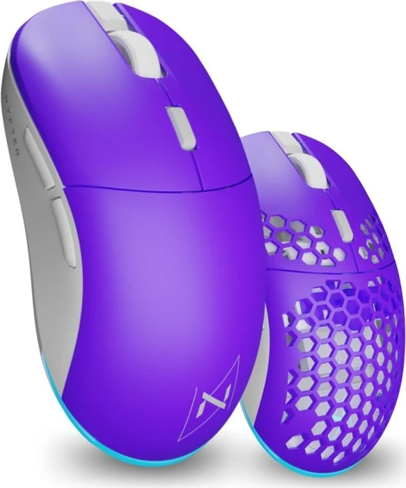 Nyfter NYF 22 Wireless Gaming Mouse White/Purple, USB