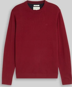 Tom Tailor Basic Baumwolle Strickpullover rot (Herren)