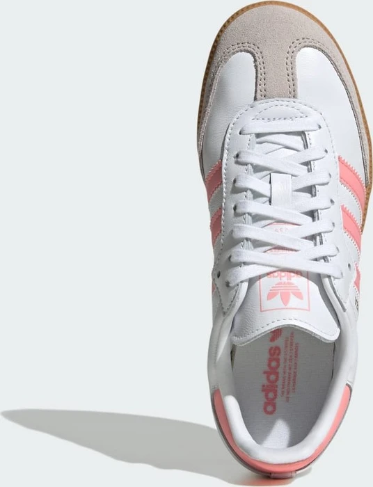 adidas Samba OG cloud white/semi pink spark/gum (Junior)