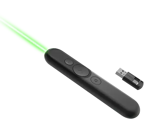 Lenovo Wiederaufladbare Laser-Präsentationsfernbedienung, USB-C/Bluetooth