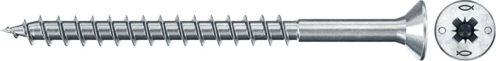 fischer PowerFast FPF II CZP BC 300 PZ1 Spanplattenschraube, 3x40mm, 300 Stück