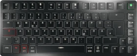 Cherry KW X ULP 2.0 Mini, schwarz, LEDs weiß, MX ULP Tactile, USB/Bluetooth, DE (G8U-27050LTBDE-2)