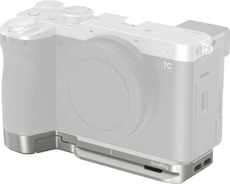 SmallRig Grundplatte mit Airtag-Steckplatz für Sony Alpha 7C II / Alpha 7CR silber