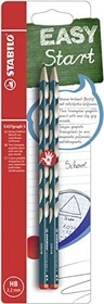 STABILO EASYgraph S Bleistift HB graphit, petrol, Rechtshänder, 2er-Pack