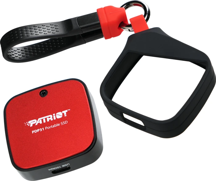 Patriot PDP31 Portable SSD, rot/schwarz, 2TB, USB-C 3.1