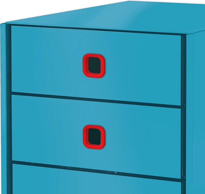 Leitz Click & Store Cosy Schubladenbox, 3 Schubladen, blau