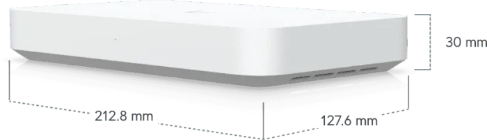 Ubiquiti Gateway Fiber 2.5G Router, 5x RJ-45, 2x SFP+, 30W PoE+ (UXG-Fiber (30W))