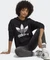 adidas Adicolor Trefoil Hoodie schwarz/weiß (Damen) Vorschaubild