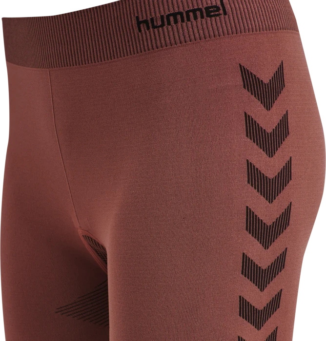 hummel Seamless Training Short Tights Hose kurz marsala (Damen)