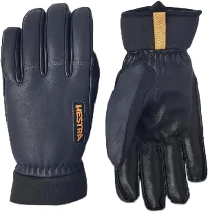 Hestra Army Leather Wool Terry Skihandschuhe grau