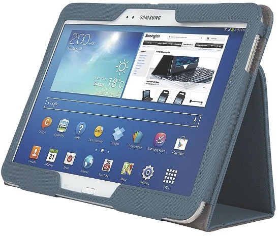 Kensington Comercio Soft Folio Case für Galaxy Tab 3 10.1 grau