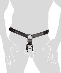Zado Fetish Leder Herren Cockring String L/XL