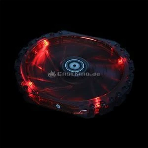 BitFenix Spectre Pro LED schwarz/rot, 230mm