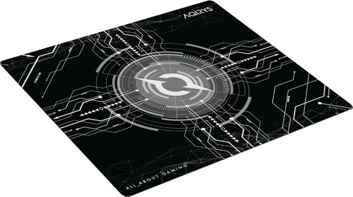Aqirys Gruis Medium Mouse Pad, 450x400mm, Motiv schwarz/weiß
