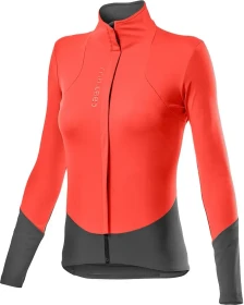 Castelli Beta RoS Fahrradjacke brilliant pink/dark grey (Damen)
