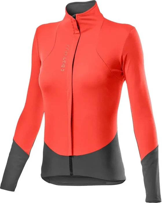 Castelli Beta RoS Fahrradjacke brilliant pink/dark grey (Damen)