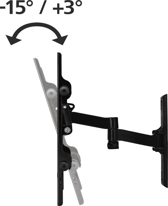 Hama TV-Wandhalterung Fullmotion 5 Sterne XL schwarz