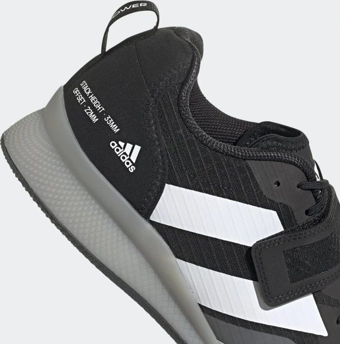 adidas Adipower 3 core black/cloud white/grey three