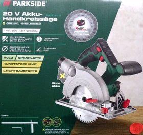 Parkside PHKSA 20-Li C4 Akku-Handkreissäge solo inkl. Koffer