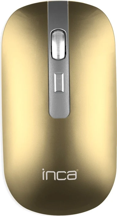 Inca IWM-531RS Wireless Mouse gold, USB/Bluetooth