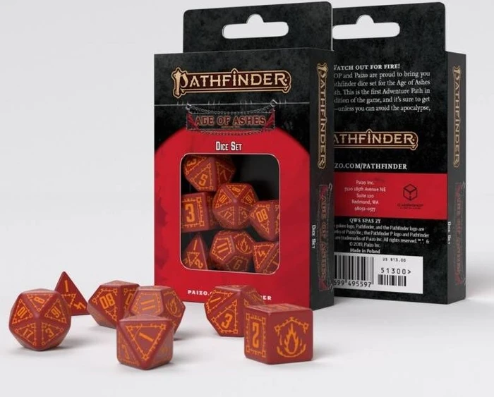Q-Workshop Würfelset Pathfinder - Age of Ashes